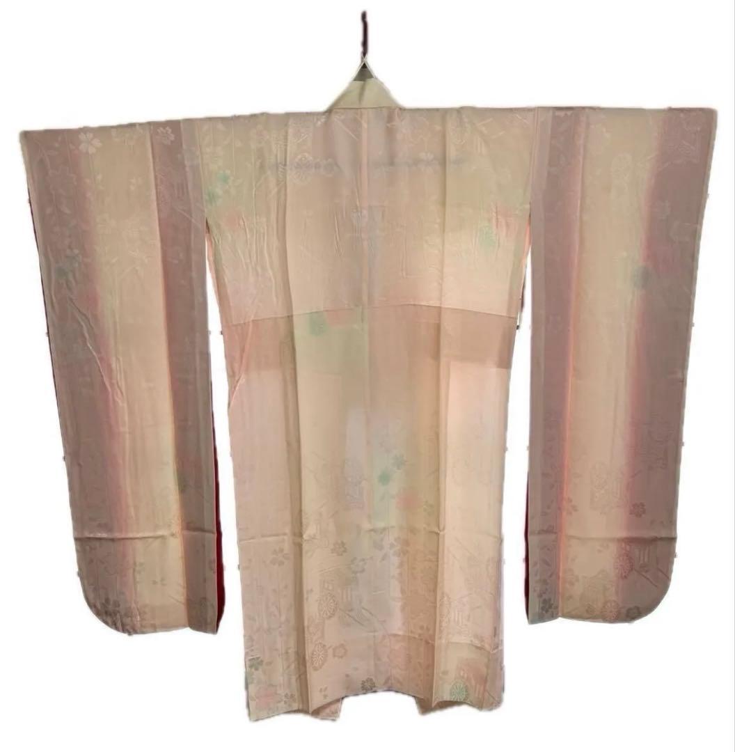 振袖フルセット　早い者勝ち！大特価！　宝尽くし柄　正絹　中古　成人式　フォーマル