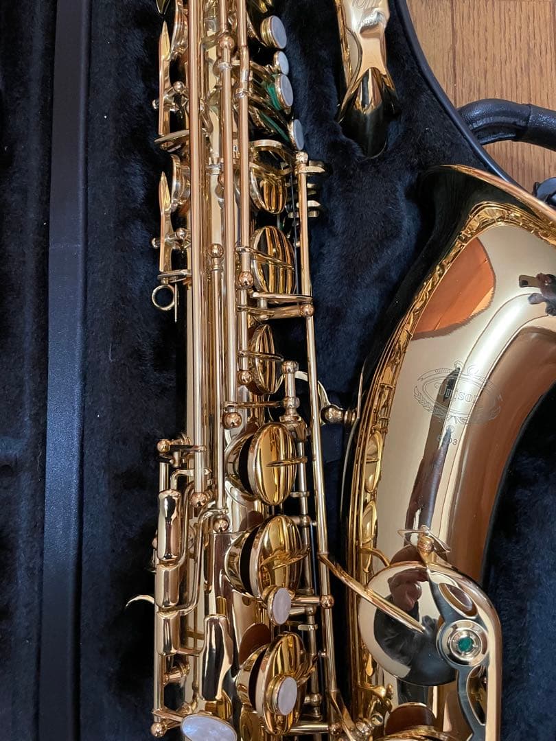 Unison テナー サックス マウスピース リガチャー リード付 中古