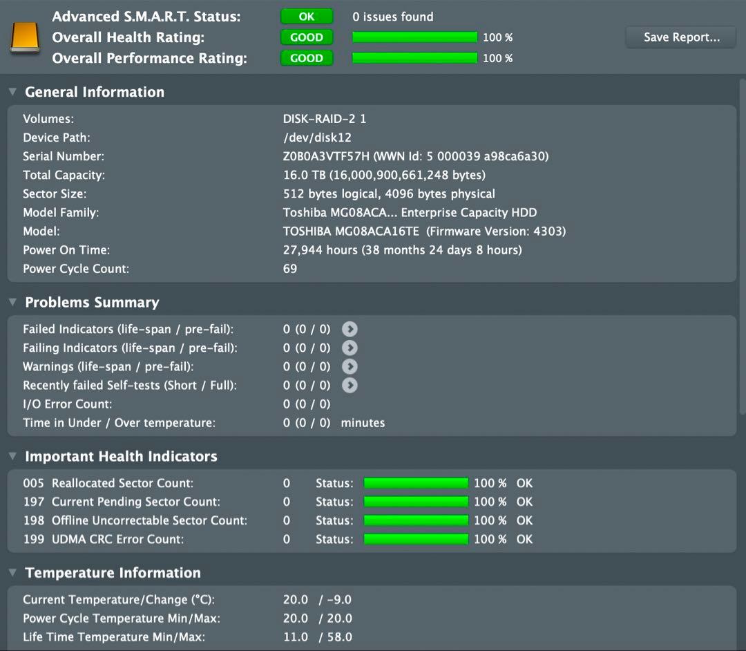 Toshiba 16TB HDD 3.5インチHDD SATA 美品