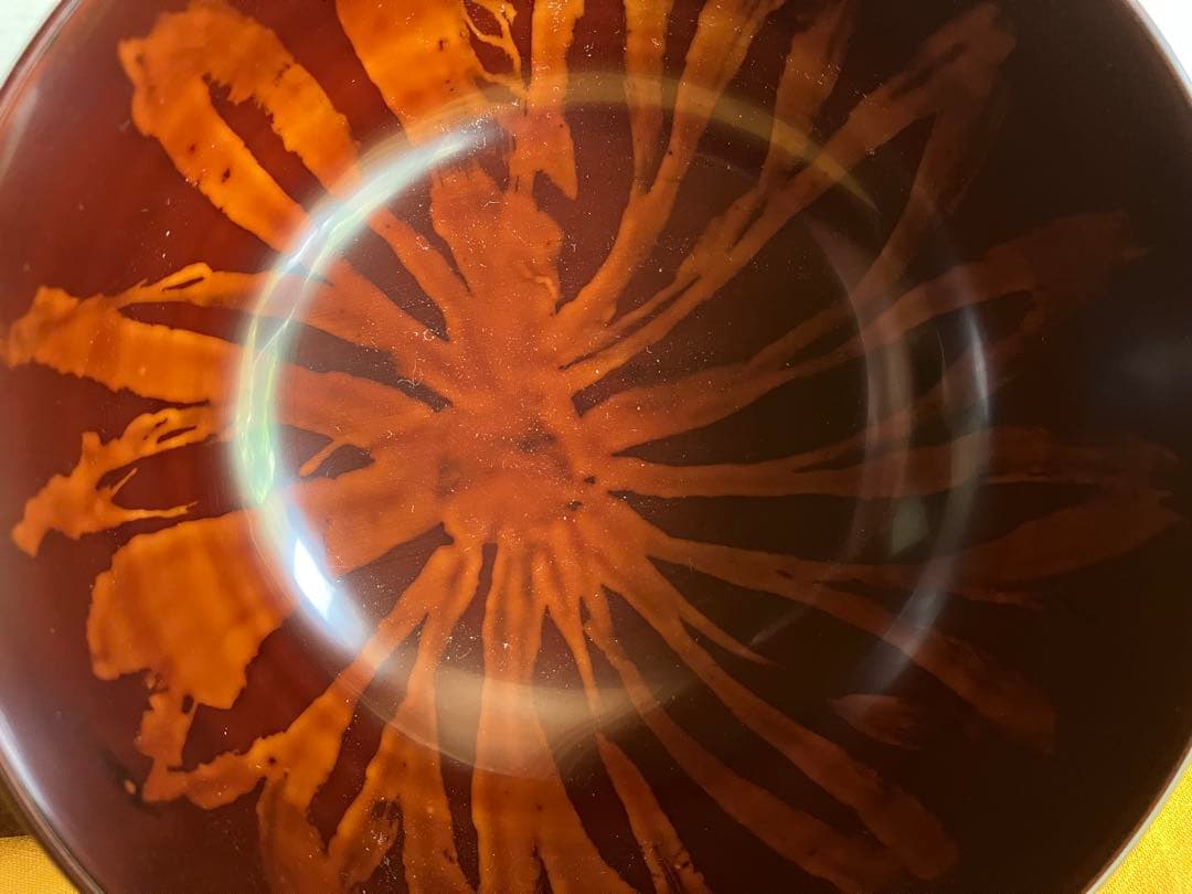 輪島塗　蓋付椀　お椀　１客　高台椀　高足椀