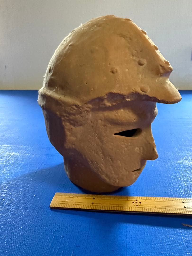 埴輪（武人頭部） 埼玉県／複製品 レプリカ
