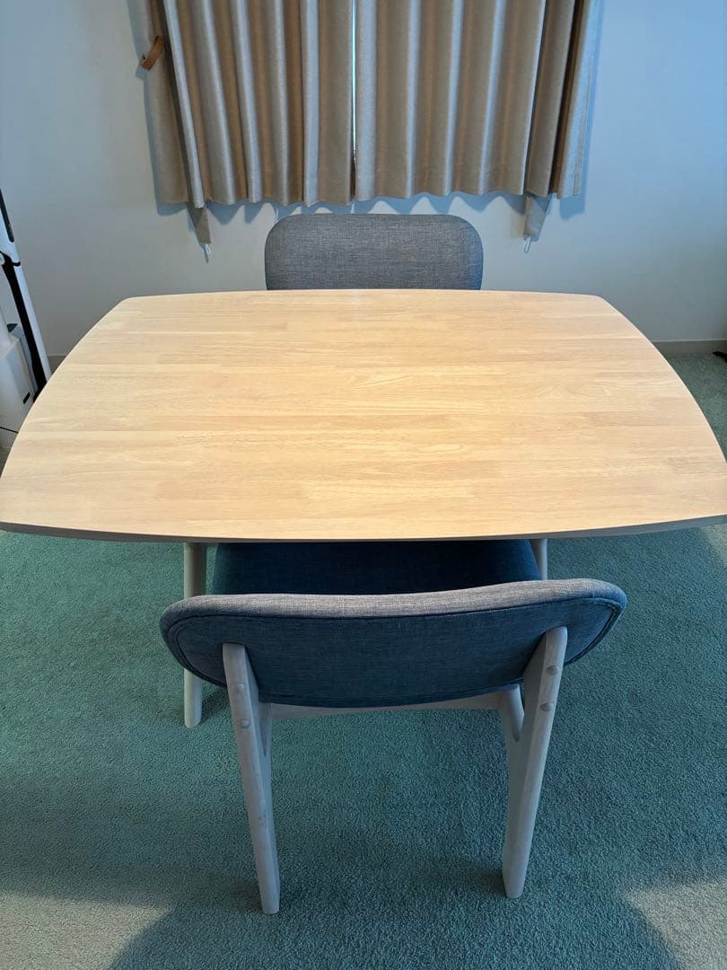 【値下中¥18000→¥15000】ニトリ　リビングダイニングテーブル3点セット