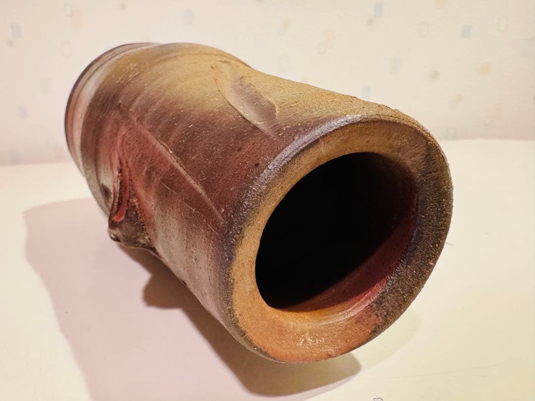 J*n様 備前 人間国宝 藤原雄 花入 共箱