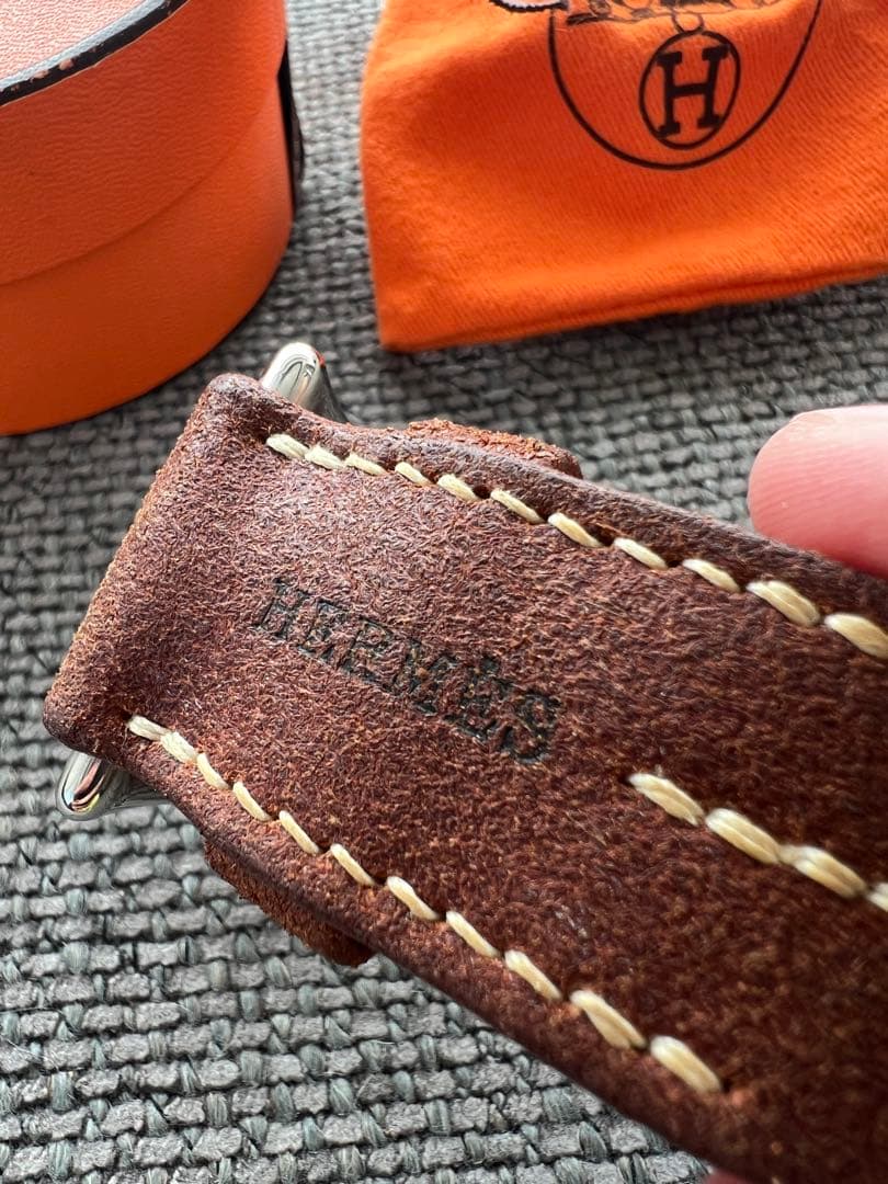 HERMES エトルヴィエール レザーブレスレット マルジェラ期 藤原ヒロシ