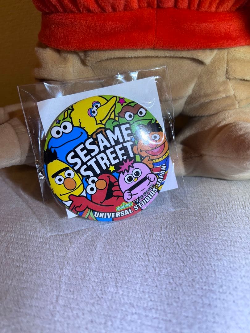 E.T. ぬいぐるみ　 セサミストリート缶バッジ