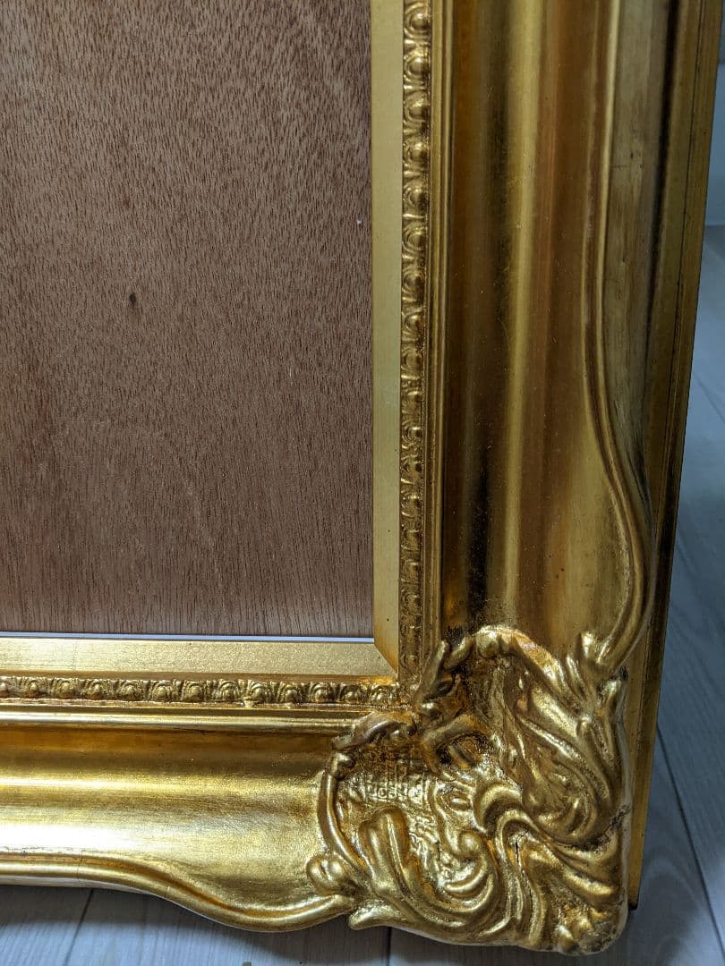 油絵　額縁　額装　ゴールド　アンティーク