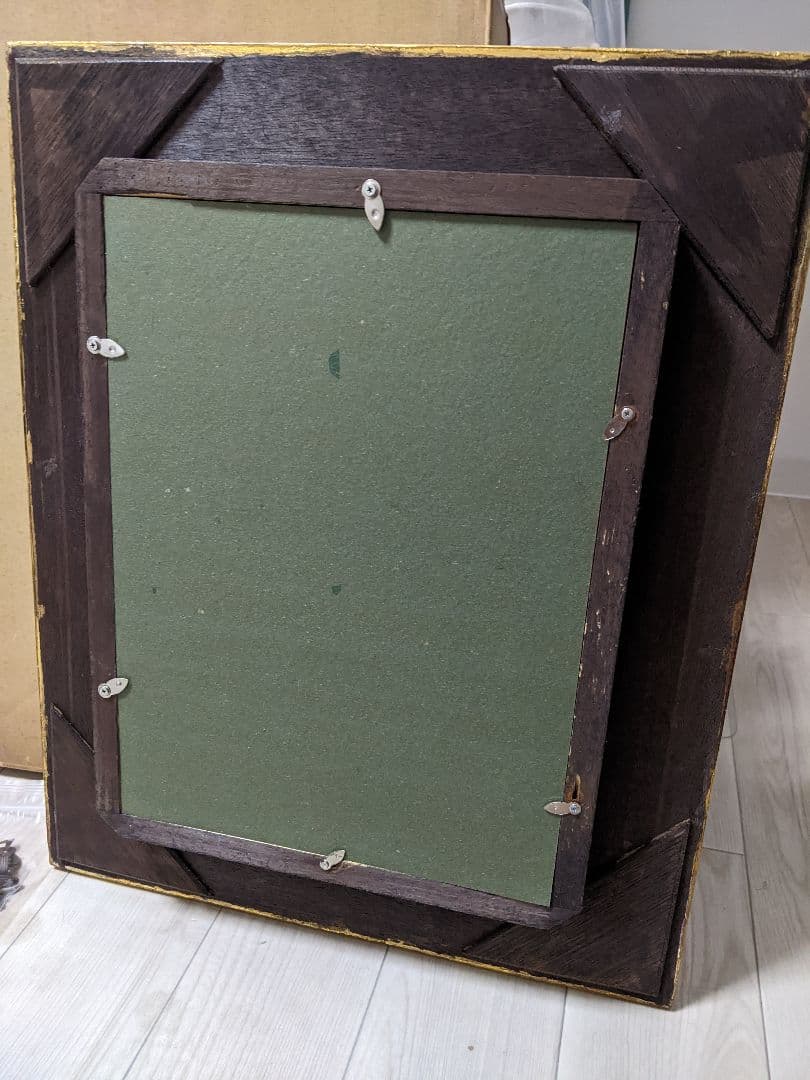 油絵　額縁　額装　ゴールド　アンティーク