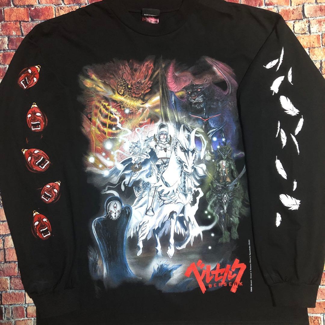 【ロンT】Tシャツ ベルセルク グリフィス 鷹の団 アニメ 漫画 キャスカ 古着
