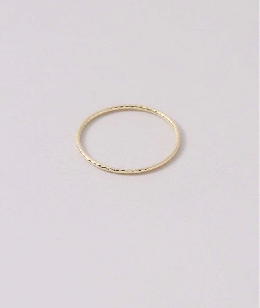 SLOBE カットワイヤーリング　9号　K10