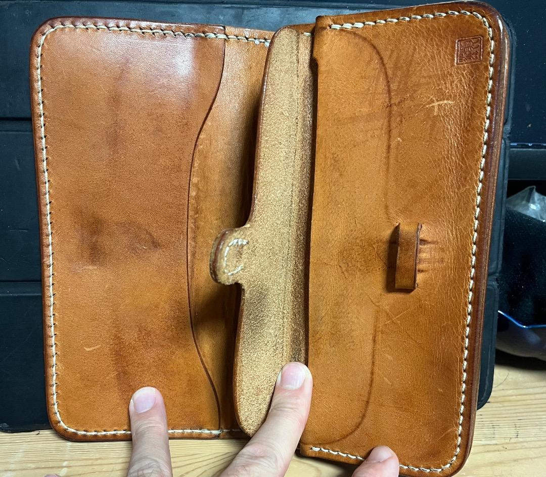 黒羽　CROW　クロウ　CBM185　マチ付き　ロングウォレット