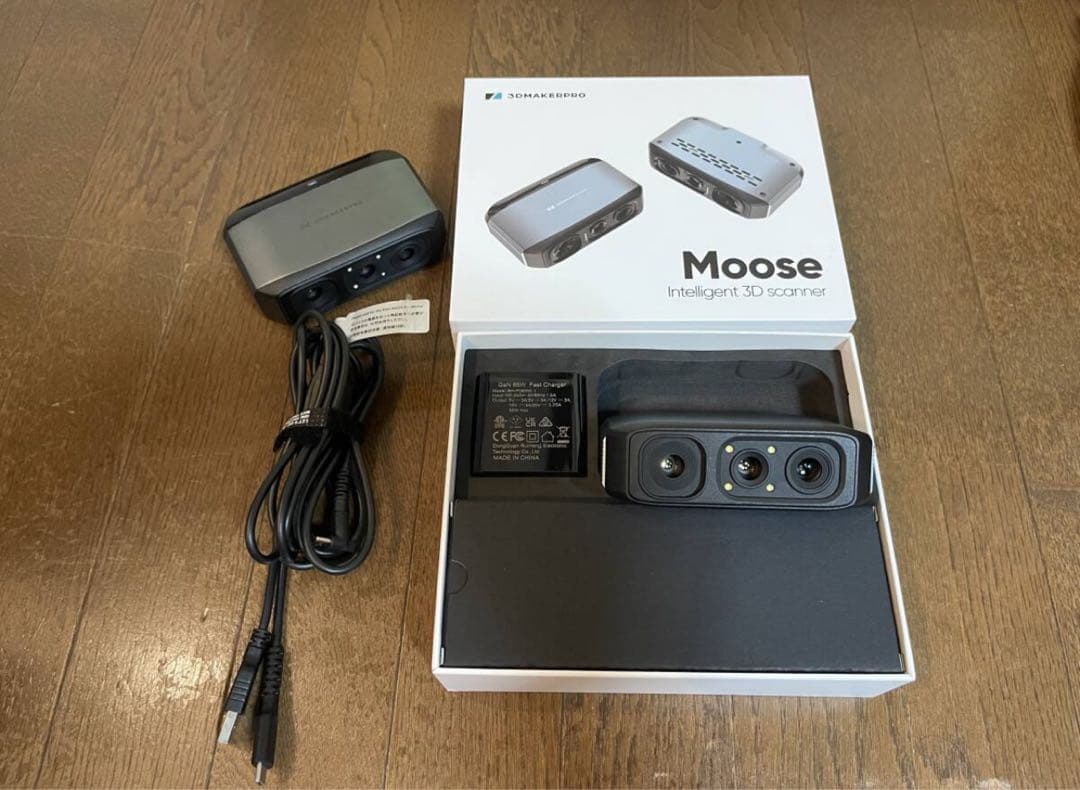 3DMAKERPRO Moose 3DスキャナーとSMART GRIP
