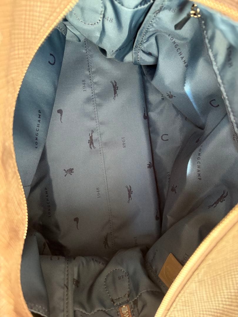 【極美品】ロンシャン ボストン クアドリ 2way レザー グレージュ