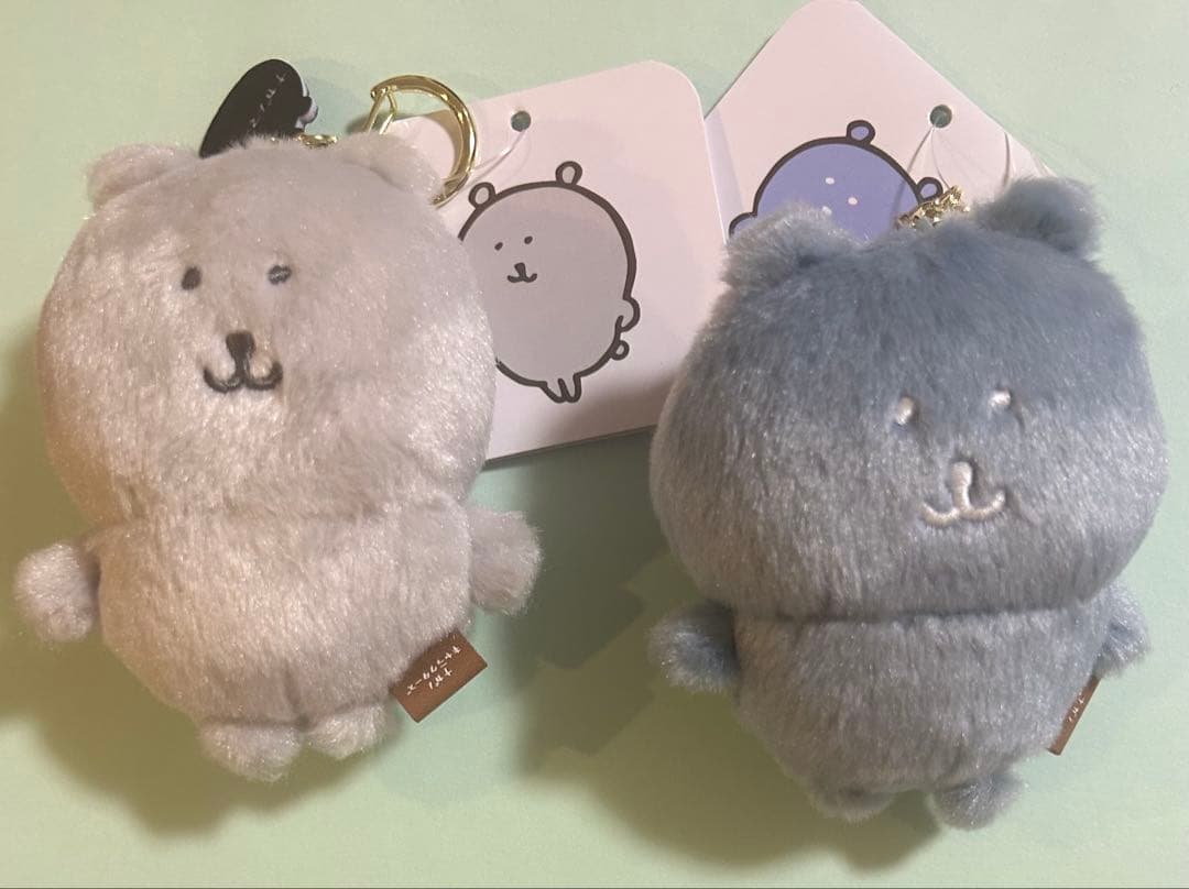 韓国限定カラーなナガノのくま　マスコット　ブルーグレー　クールブルー