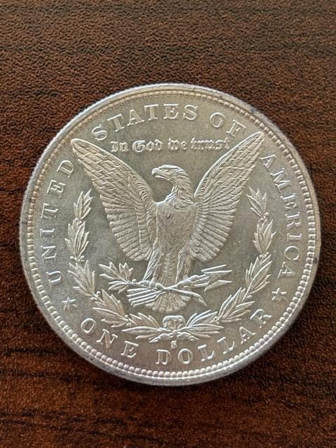 アメリカドル　モルガンダラー銀貨1879S＆ピース銀貨1924Pセット