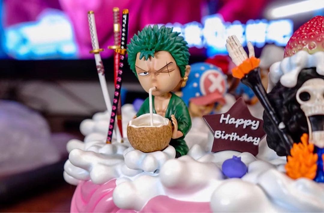 ONE PIECE  麦わらの一味 ケーキ  ガレージキット ガレキ スタチュー