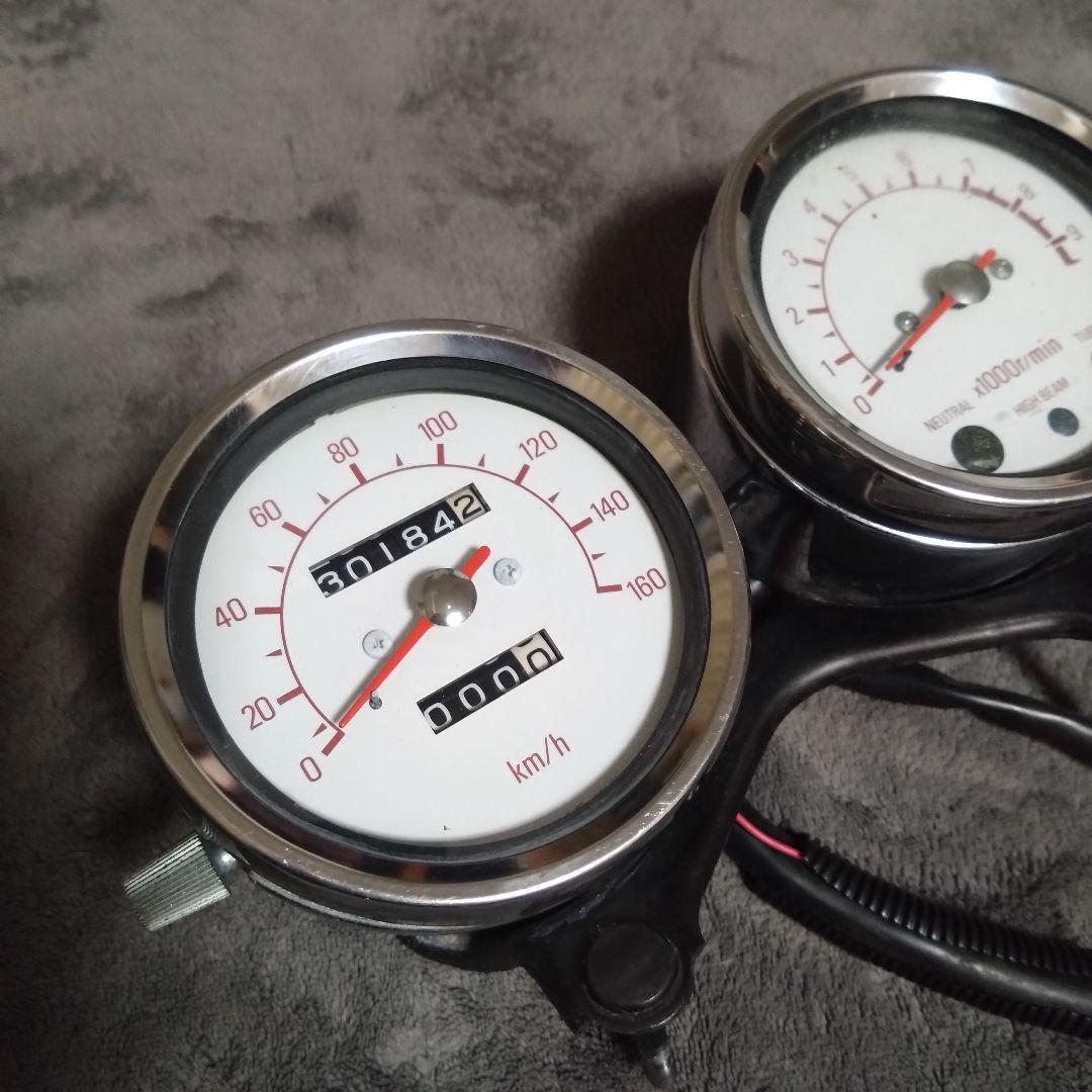 YAMAHA SR400 純正メーター 実動取り外し