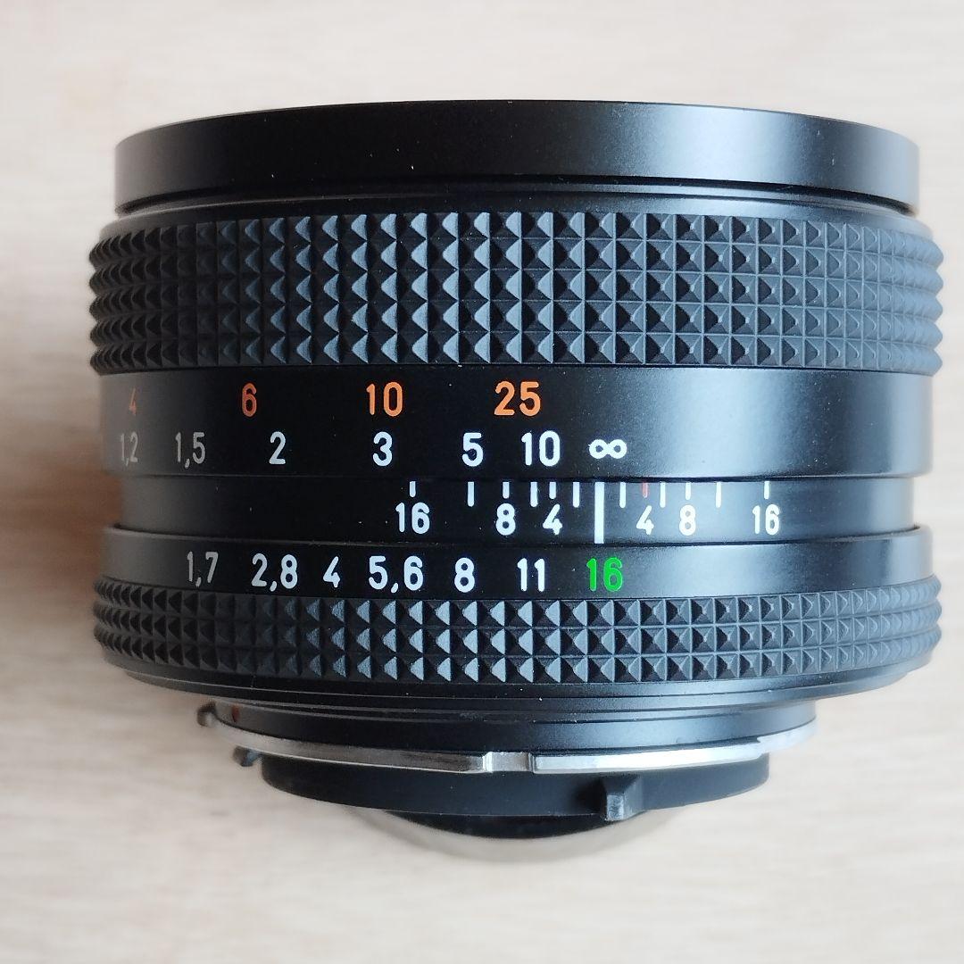 コンタックス　プラナー　Planar T* 50mm F1.7 MMJ