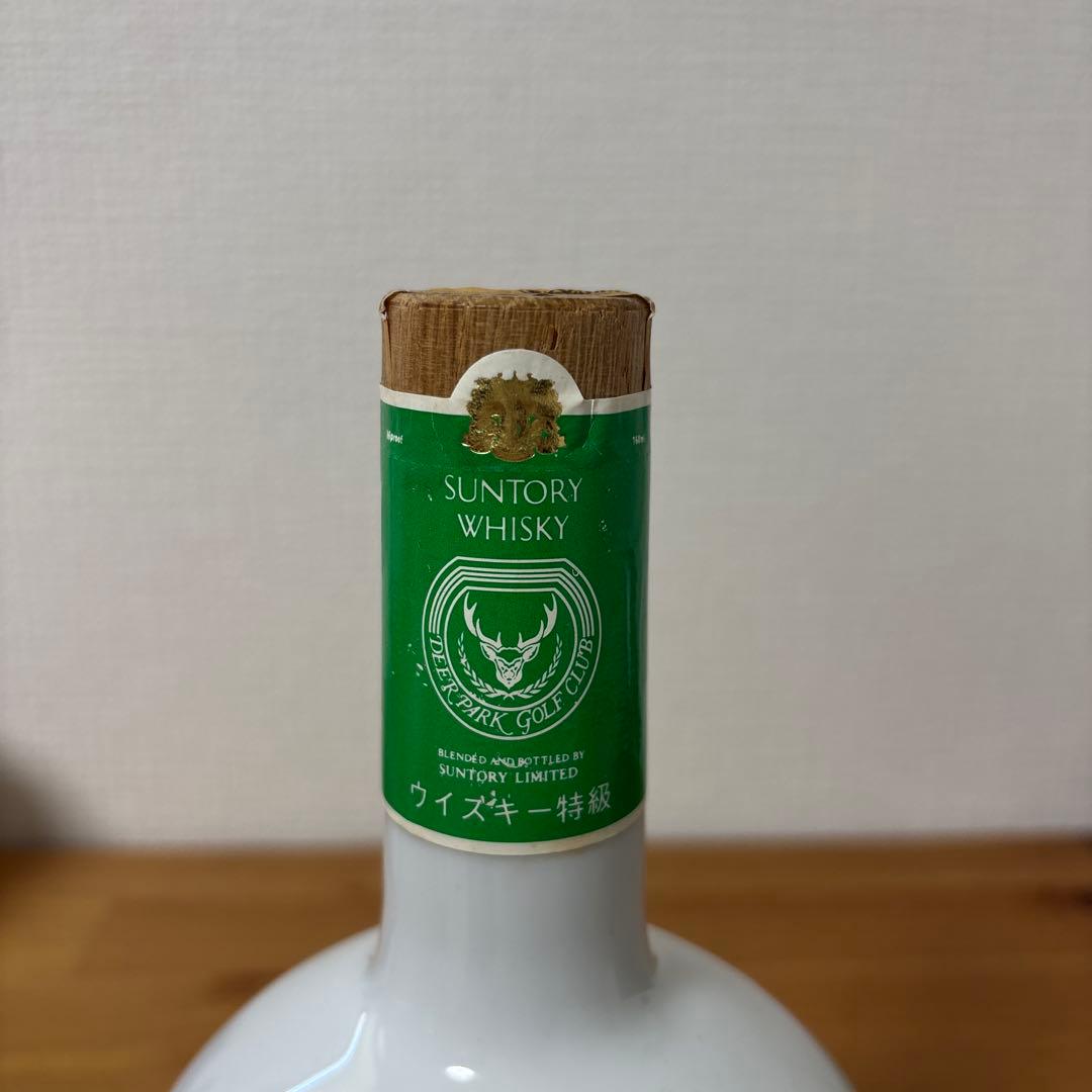 サントリーウイスキー　特級　ゴルフクラブ10周年記念　陶器ボトル　未開封