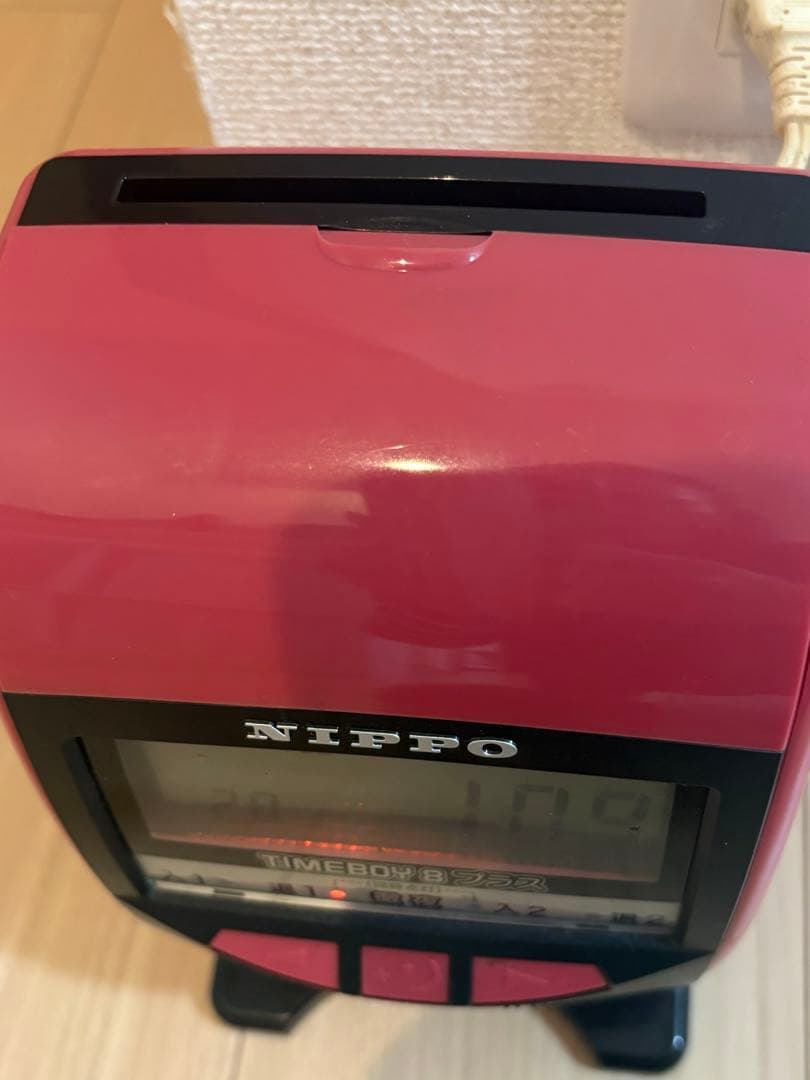 NIPPO TIMEBOY 8 プラス タイムレコーダー　ピンク（限定カラー）