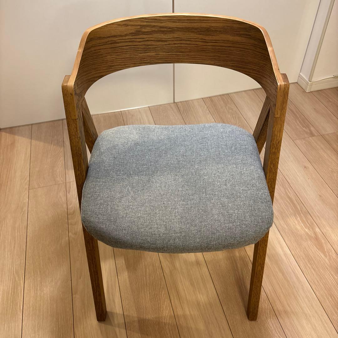 unico チェア　ELEMT ブラウン