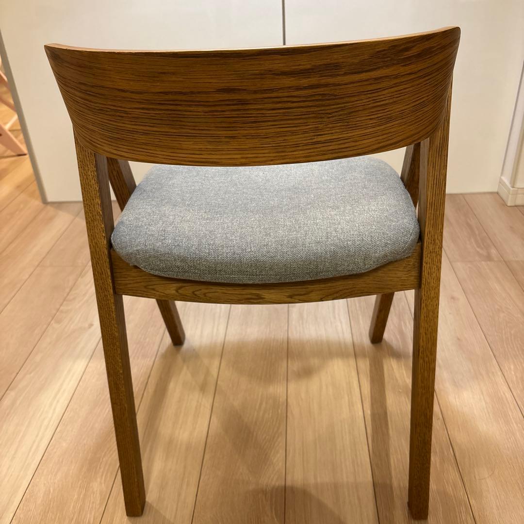 unico チェア　ELEMT ブラウン