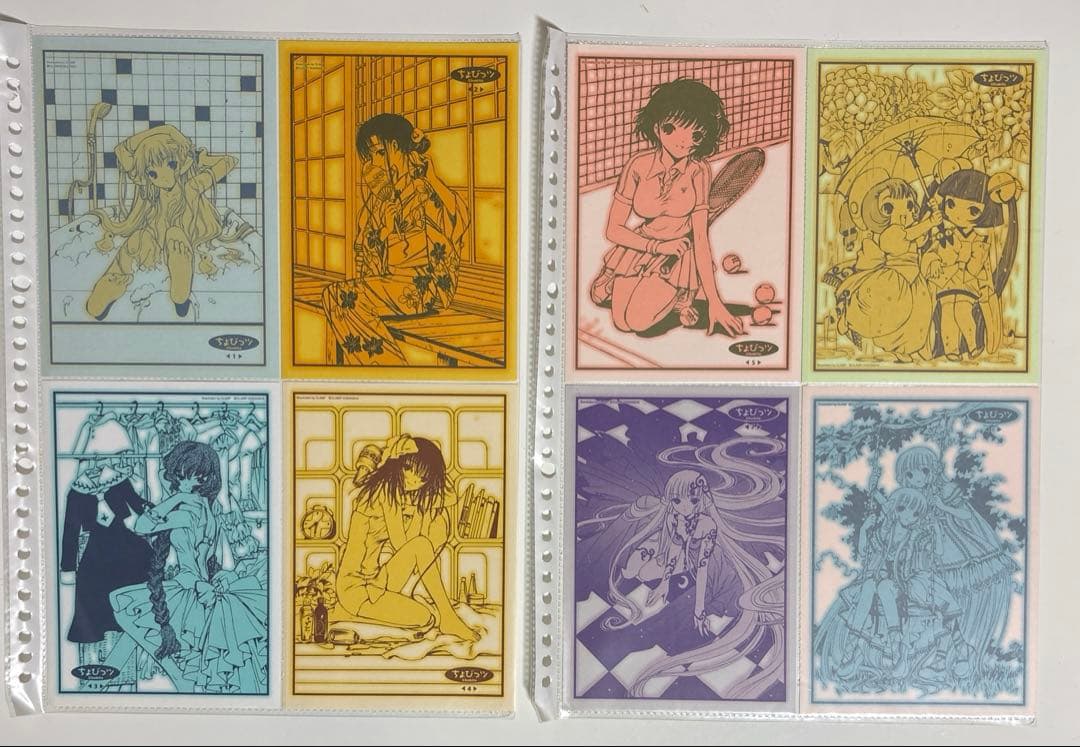 ちょびっツ　原作版　トレカ　フルコンプまで後１枚セット　オフィシャルバインダー