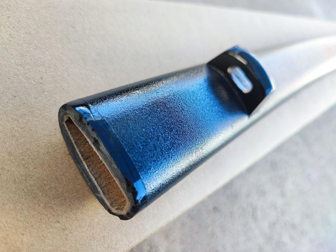 日本刀用鞘 鞘のみ 2尺4寸用 黒石目塗り