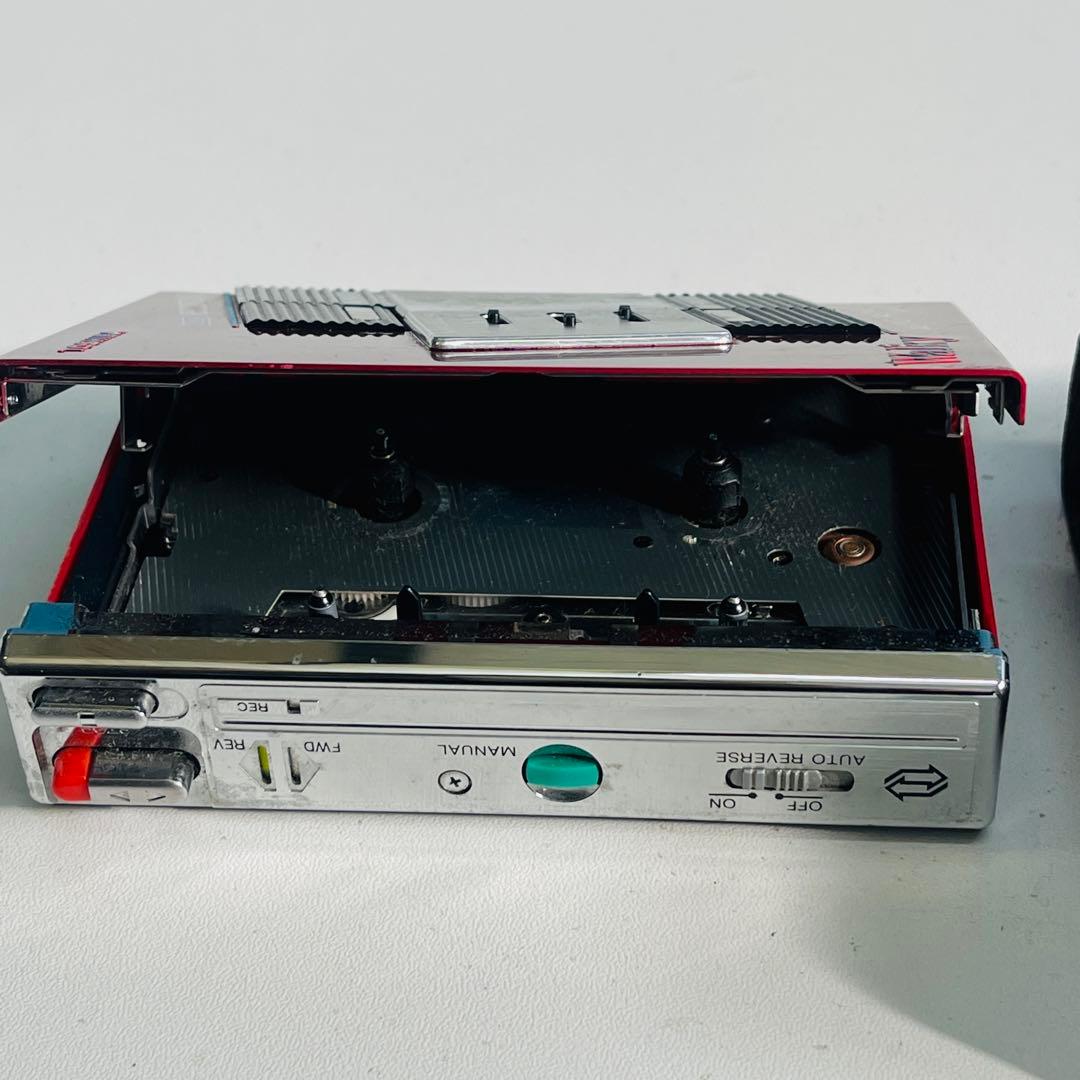 【TOSHIBA】東芝Walky KT-RS30 カセットプレーヤー レッド