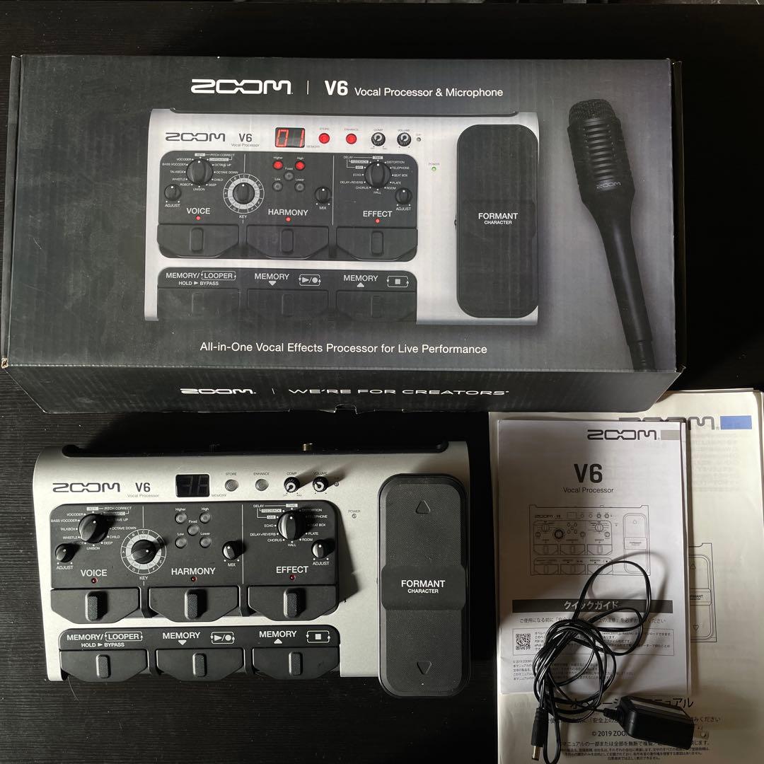 ボーカルエフェクター　ZOOM V6 Vocal Processor