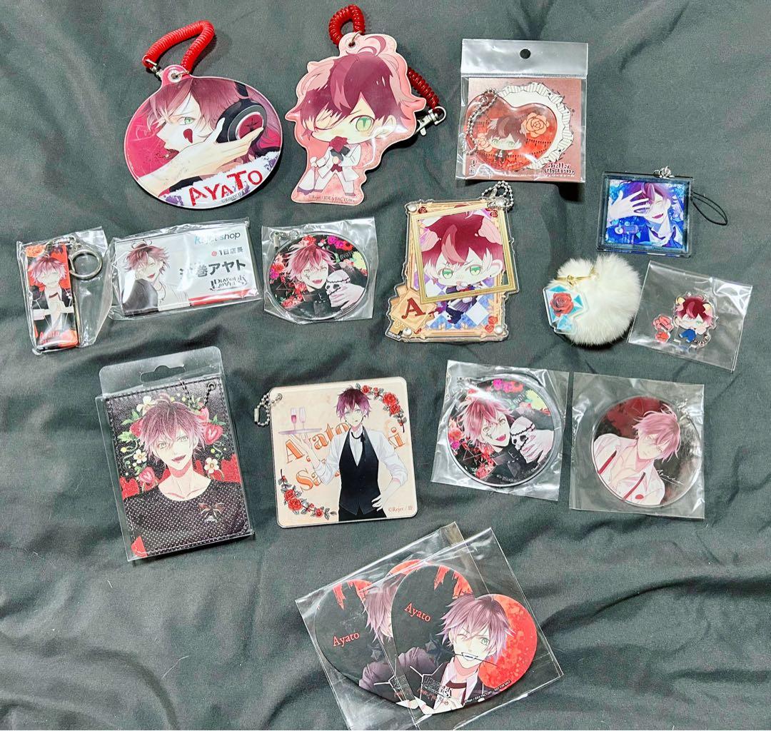 DIABOLIK LOVERS 逆巻アヤト 推し缶 キャンバスアート他まとめ売り