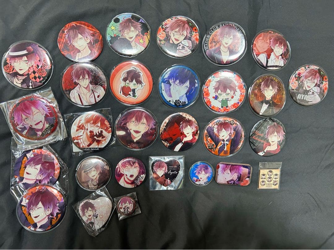DIABOLIK LOVERS 逆巻アヤト 推し缶 キャンバスアート他まとめ売り