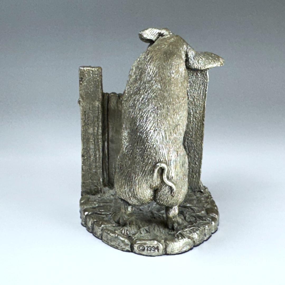 カントリーアーティスト スターリングシルバー 豚 201g 英国 オブジェ ブタ