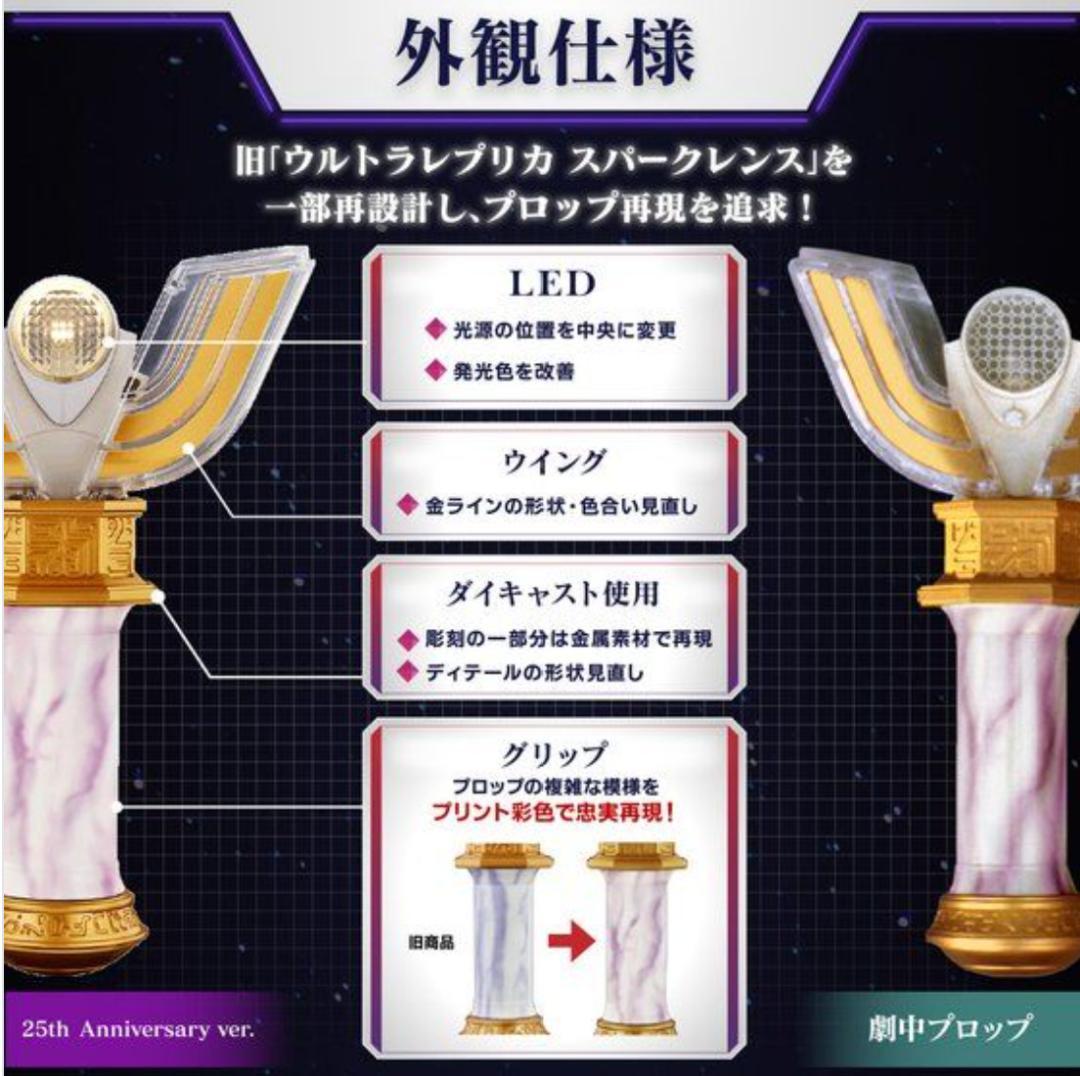 ★ ウルトラレプリカ スパークレンス 25th Anniversary ver.