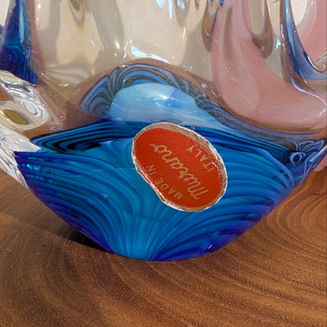 イタリア　ヴェネチア　ガラス工芸品　murano　3点セット