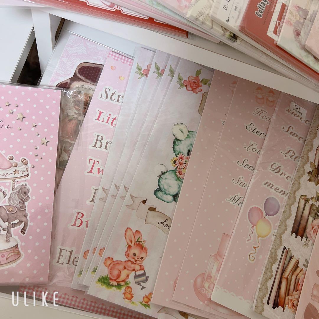 コラージュシート デザインペーパー 紙モノ コラージュ素材 まとめ売り