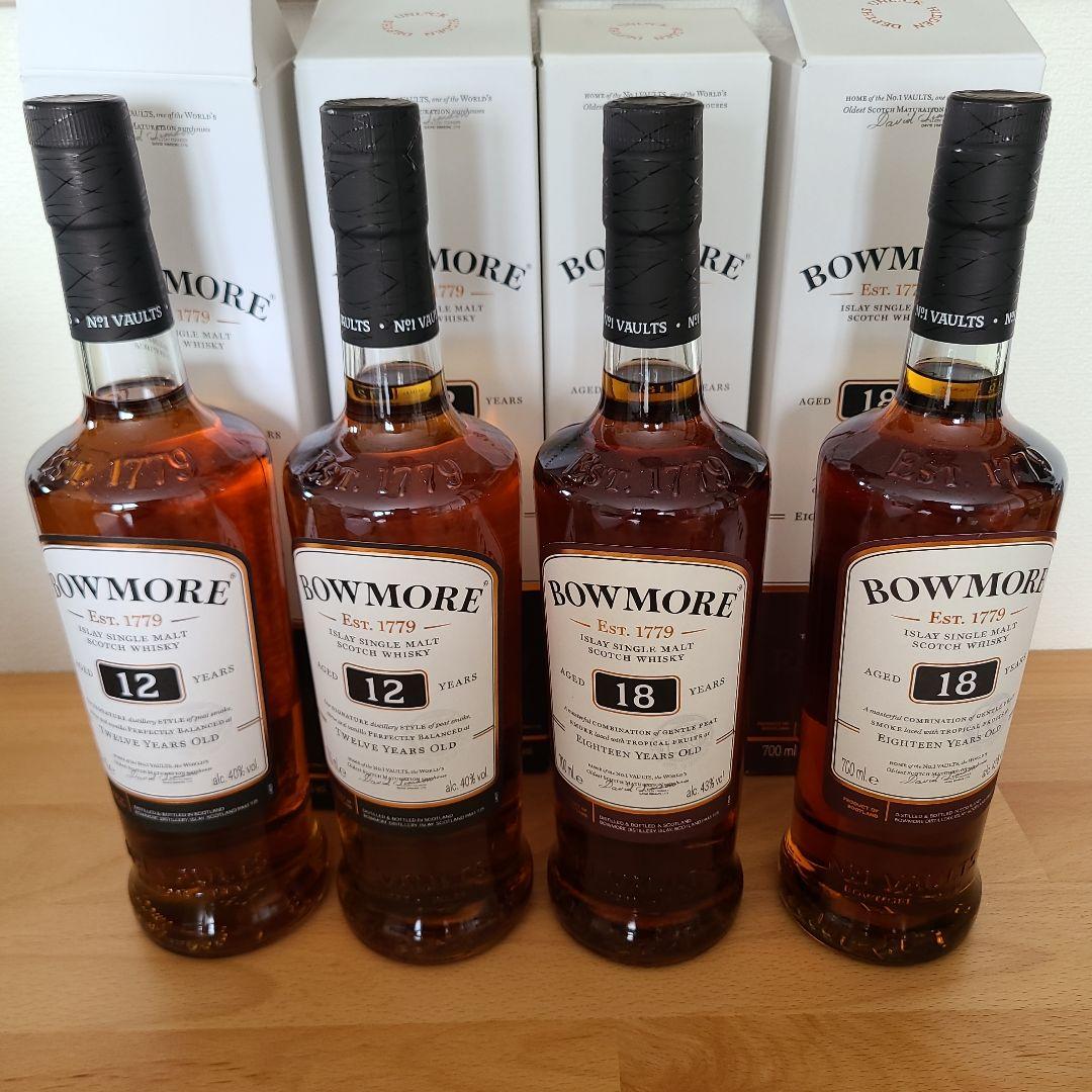 BOWMORE 18年 12年 セット 700ml