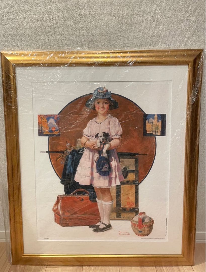 ノーマンロックウェルVacation is Over 美品(かなりいい状態です)