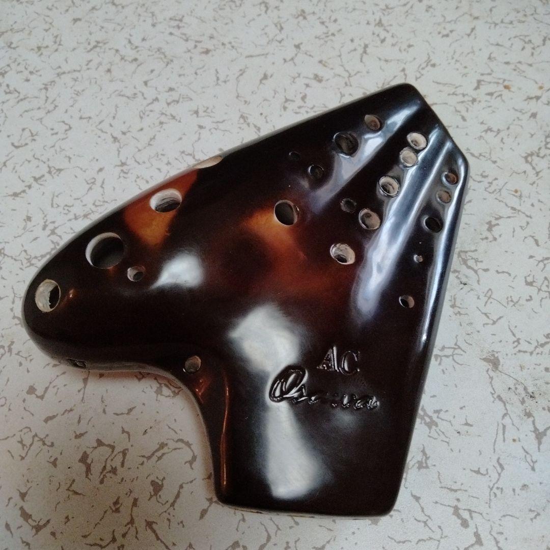 オオサワ　トリプルオカリナ　漆　初代