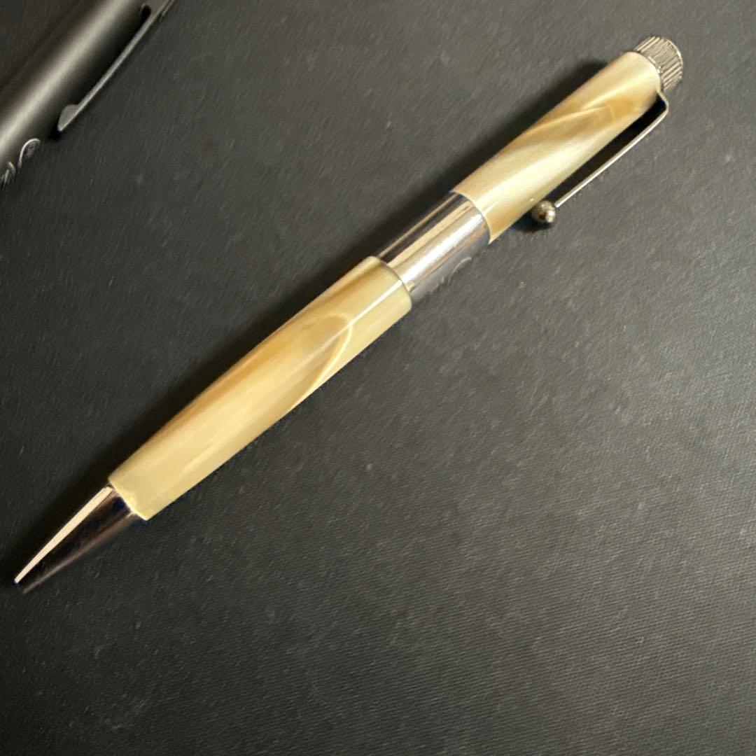 極美品 ロメオ No.3＆No.4 ボールペン 細軸 イタリアンベージュ