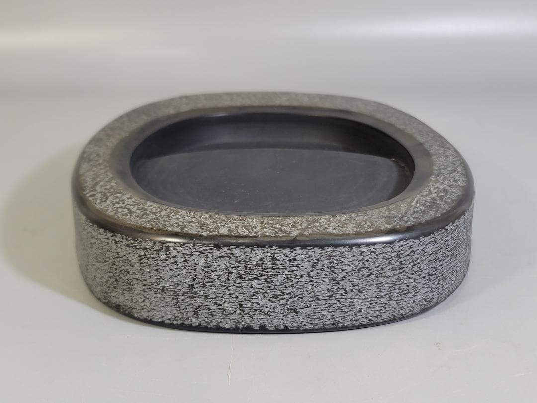 長崎県対馬若田硯 源照作 未使用 共箱 DT446