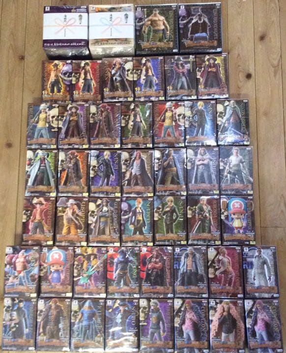 ★ラストセット GRANDLINE MENフルコンプ＋レア 白ひげ他　全７９体