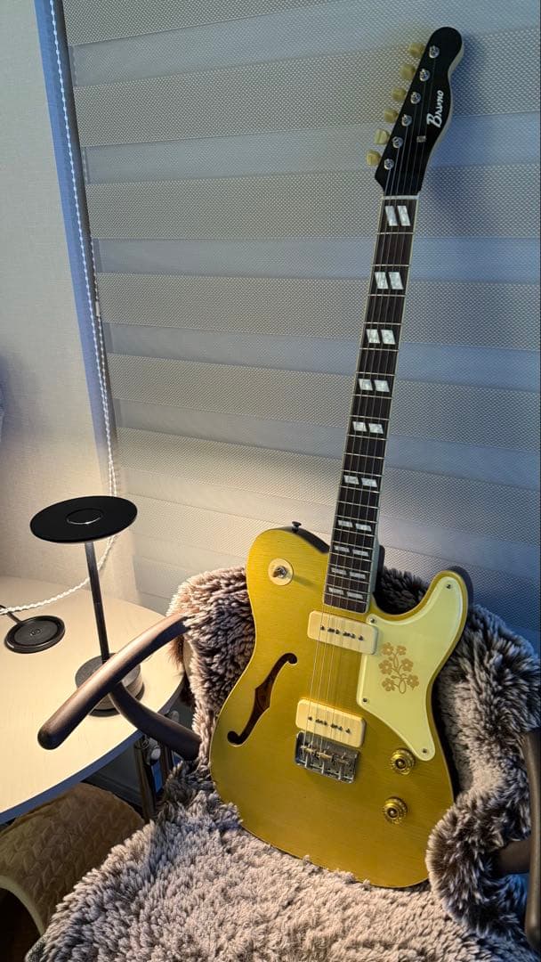 Bruno guitars tn−295 goldtop