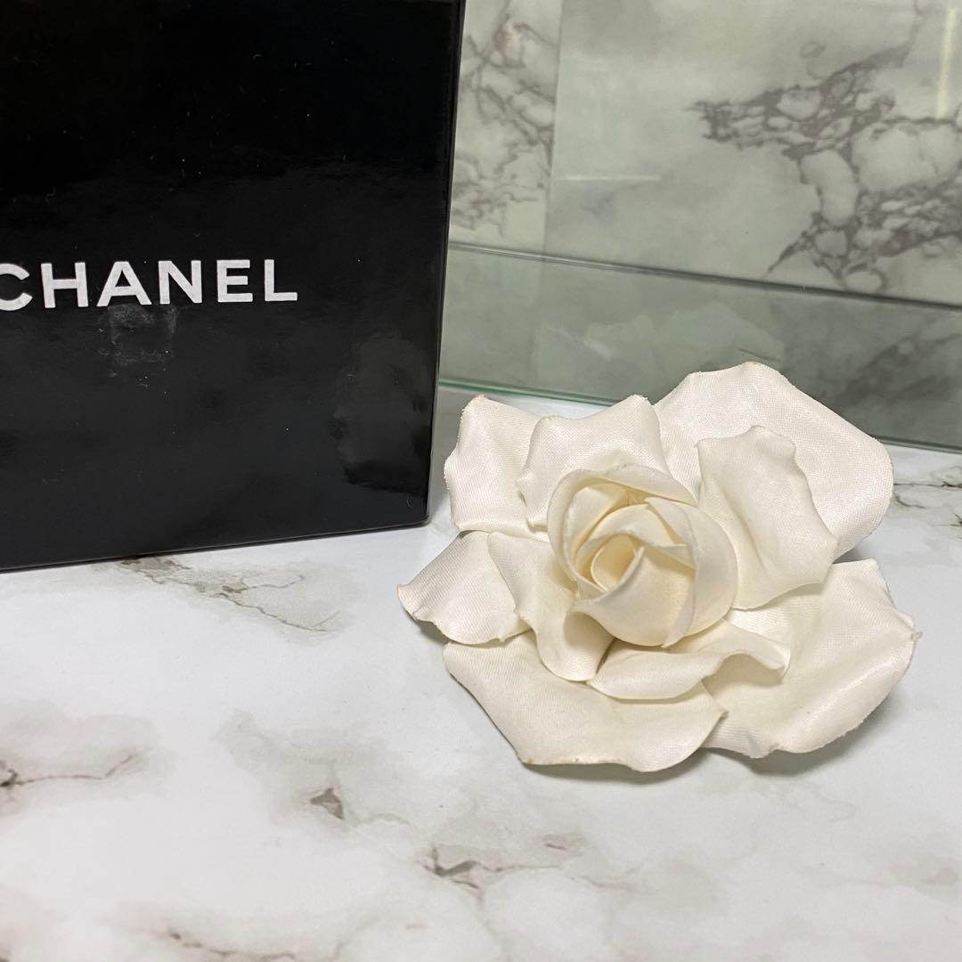 90s CHANEL シャネル カメリア ブローチ コサージュ