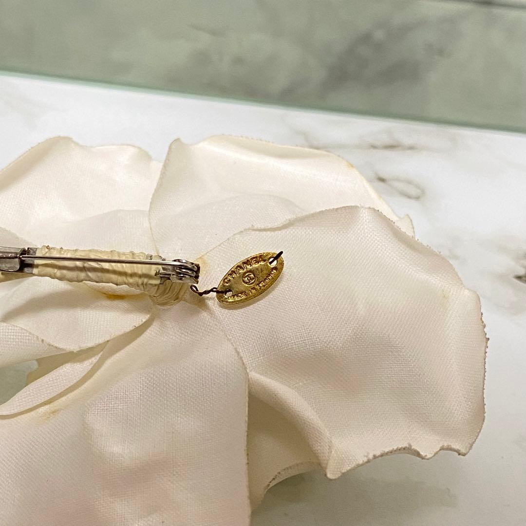 90s CHANEL シャネル カメリア ブローチ コサージュ