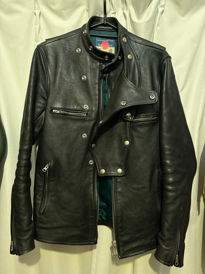 【ブルドッグ様用】 blackmeans ナポレオンレザージャケット