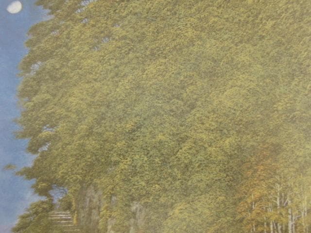 岩澤重夫、【刻】、希少な額装用画集より、新品額装付、状態良好