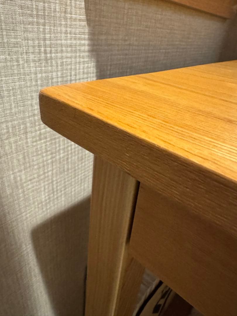 無印良品タモ材 デスク　110cm