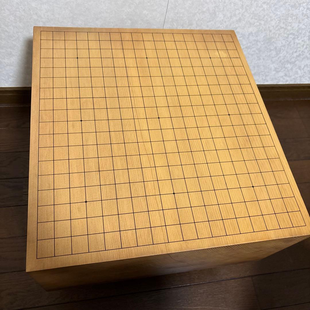 【美品】囲碁盤 碁石 セット 極厚 20cm