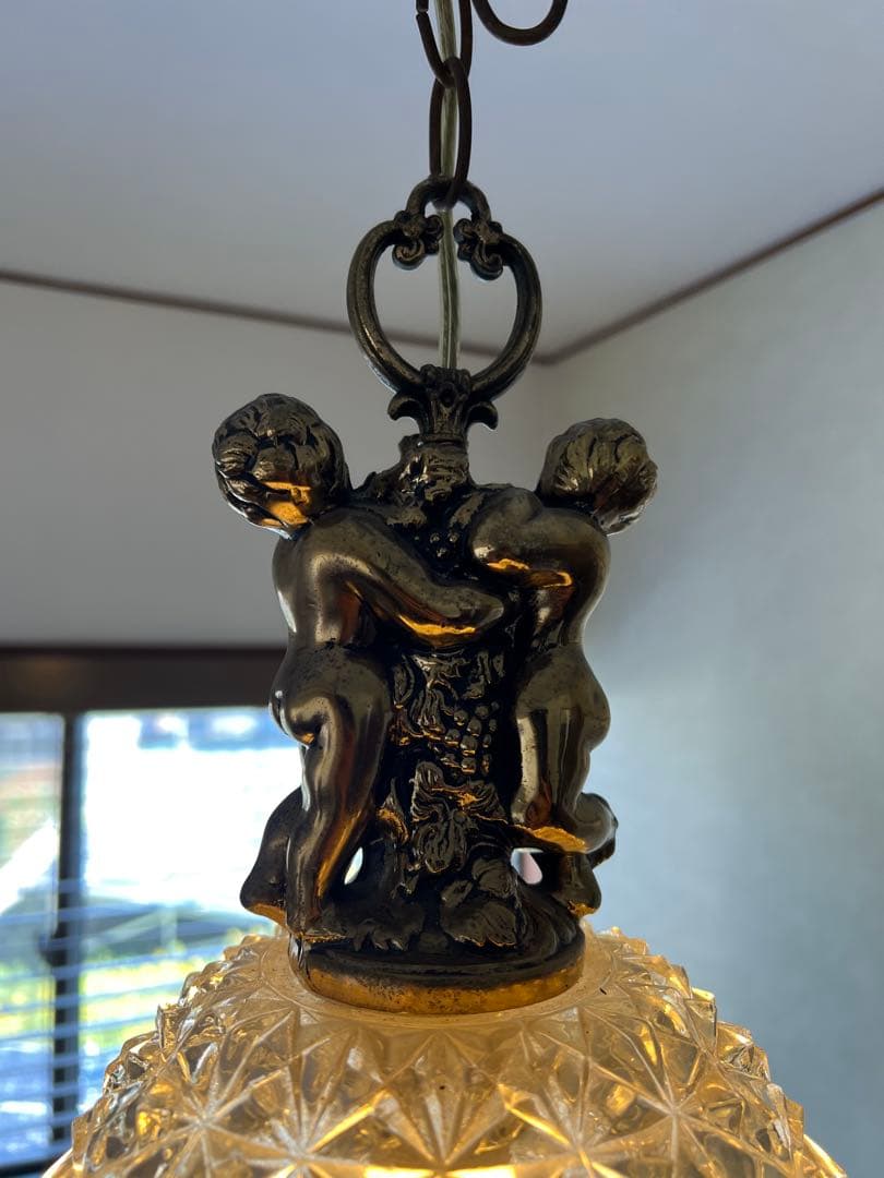 アメリカ　ビンテージ　ペンダントライト　シャンデリア