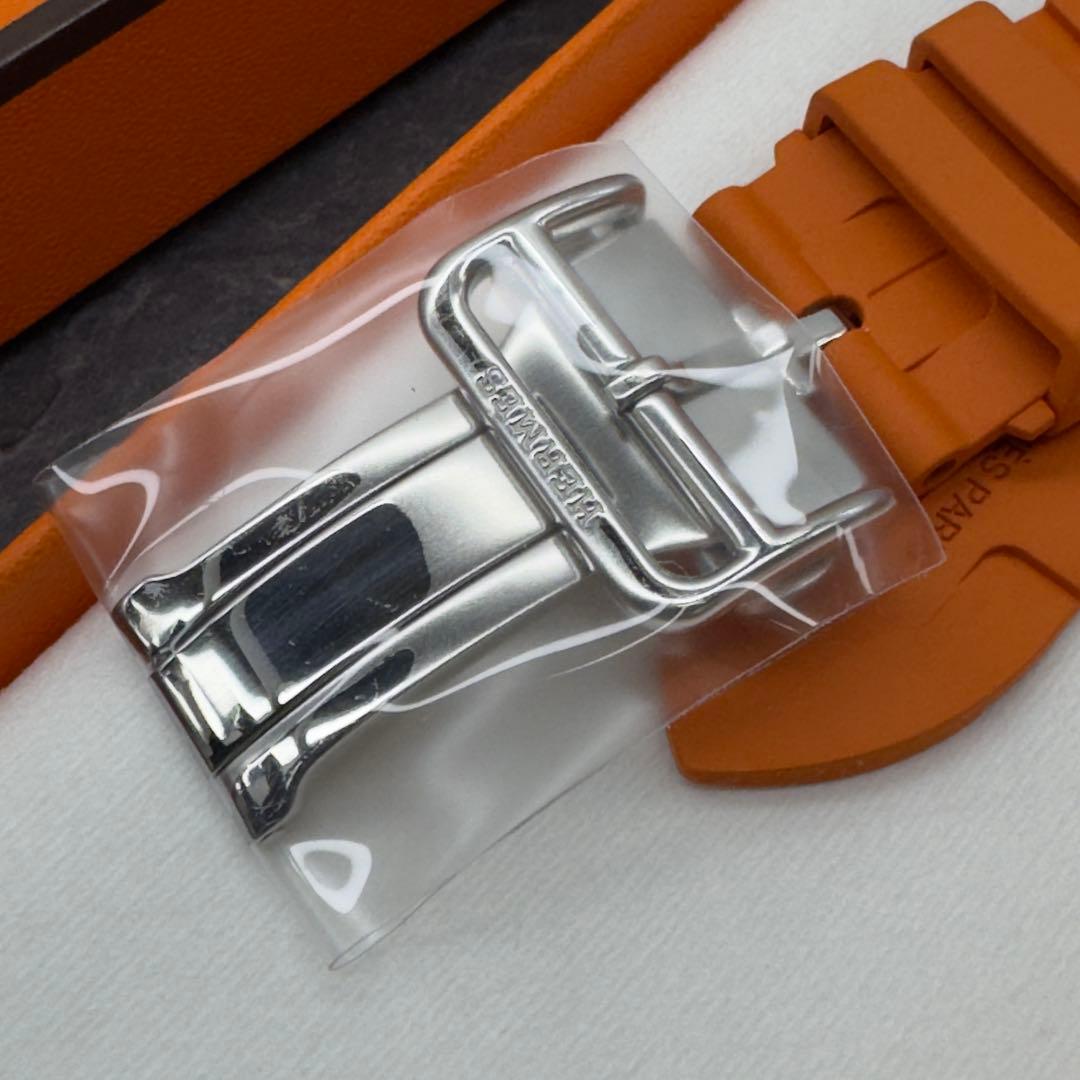 2751 ほぼ未使用　Apple Watch エルメス　キリム　オレンジ　ラバー